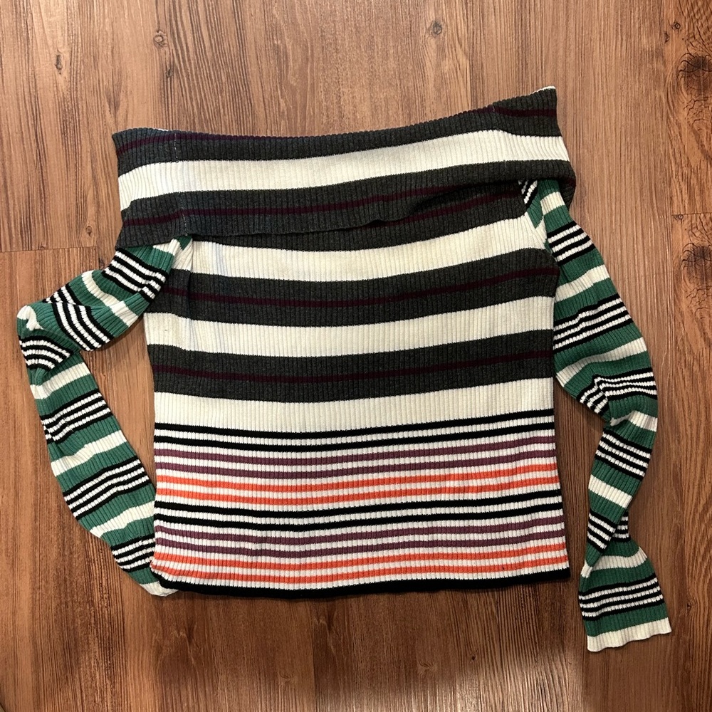 Off the shoulder sweater
